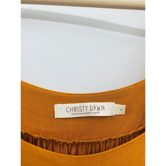 Christy Dawn S Bianca Dress in Turmeric - Picture 5 of 5